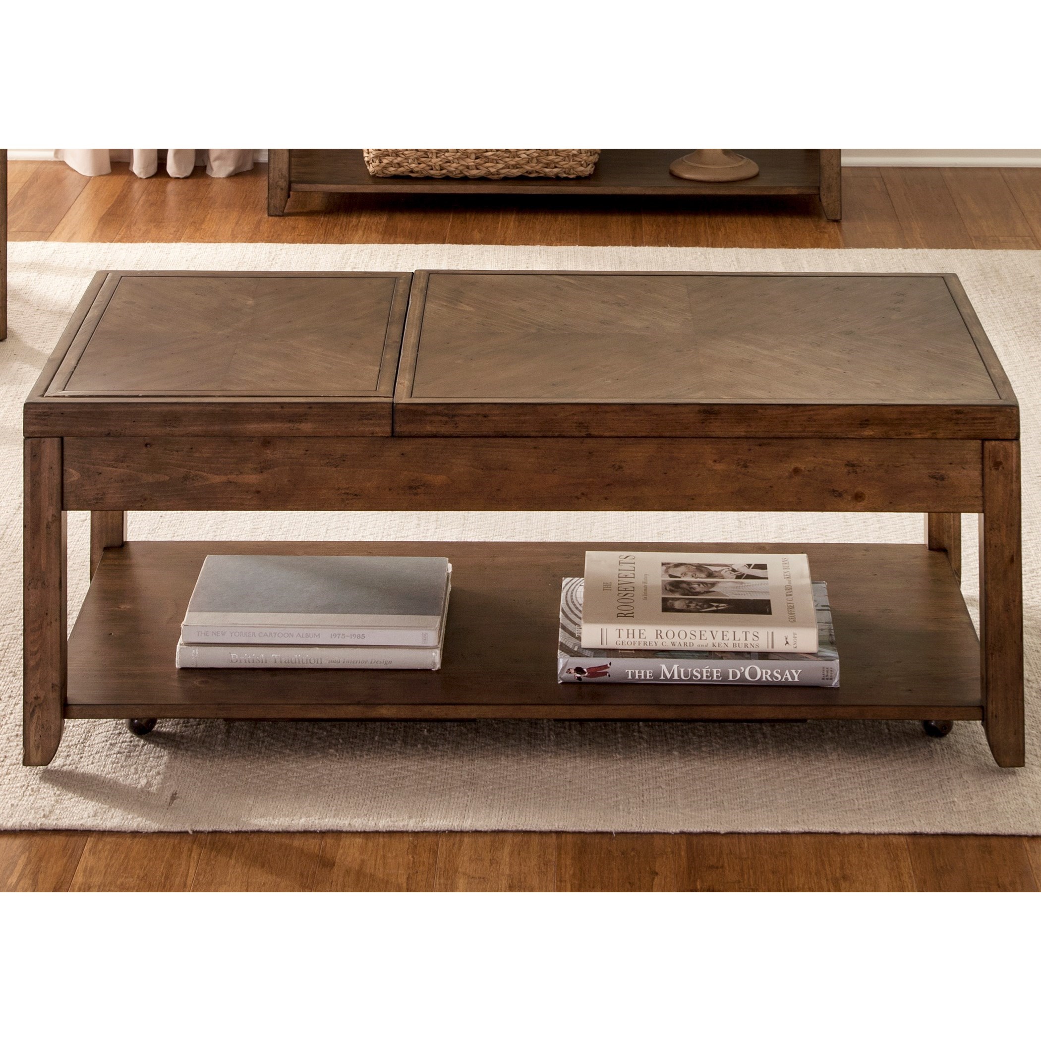 Marion coffee table top with lift top